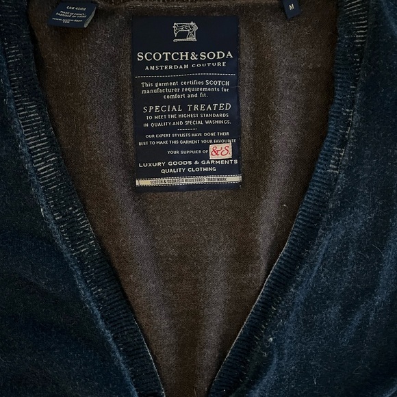 Scotch & Soda Dark Blue Cardigan Sweater - Picture 3 of 3